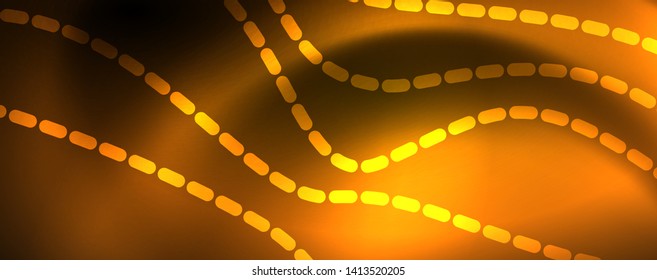 Shiny neon lines techno magic futuristic background, magic energy space light concept, abstract background wallpaper design, vector illustration