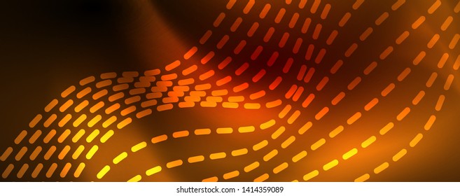 Shiny neon lines techno magic futuristic background, magic energy space light concept, abstract background wallpaper design, vector illustration