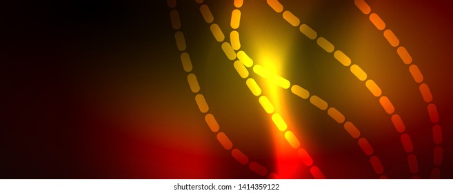 Líneas de neón brillantes telno fondo futurista mágico, concepto de luz de espacio mágico, diseño de fondo abstracto de fondo de fondo de fondo, ilustración vectorial