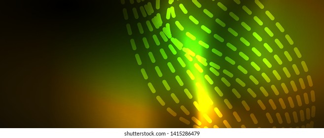 Shiny neon lines techno magic futuristic background, magic energy space light concept, abstract background wallpaper design, vector illustration