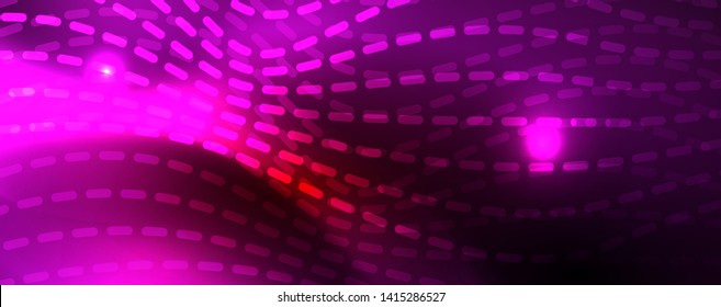 Shiny neon lines techno magic futuristic background, magic energy space light concept, abstract background wallpaper design, vector illustration