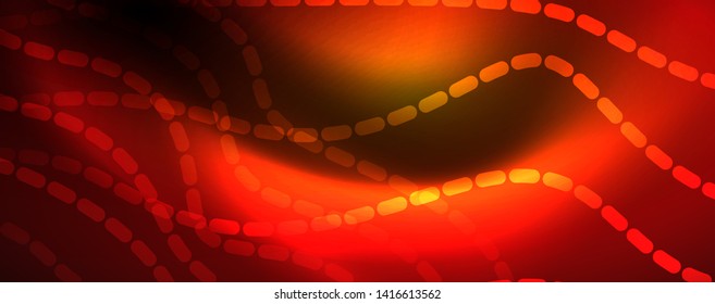 Shiny neon lines techno magic futuristic background, magic energy space light concept, abstract background wallpaper design, vector illustration