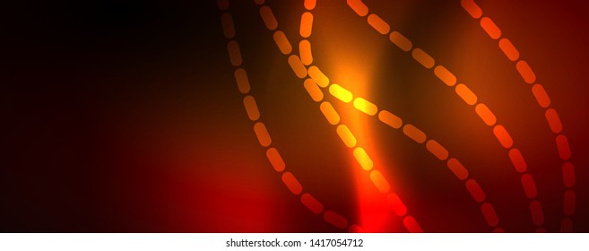 Líneas de neón brillantes telno fondo futurista mágico, concepto de luz de espacio mágico, diseño de fondo abstracto de fondo de fondo de fondo, ilustración vectorial