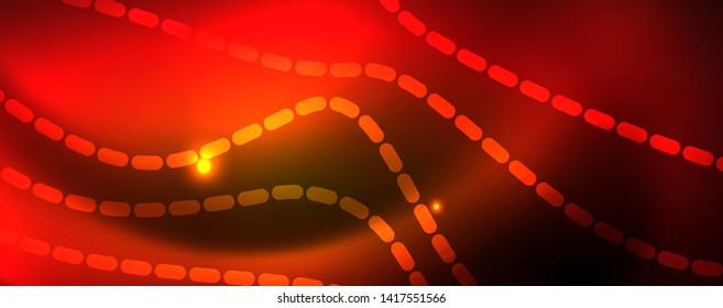 Shiny neon lines techno magic futuristic background, magic energy space light concept, abstract background wallpaper design, vector illustration