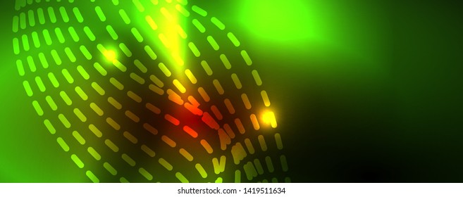 Líneas de neón brillantes telno fondo futurista mágico, concepto de luz de espacio mágico, diseño de fondo abstracto de fondo de fondo de fondo, ilustración vectorial