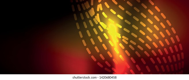 Líneas de neón brillantes telno fondo futurista mágico, concepto de luz de espacio mágico, diseño de fondo abstracto de fondo de fondo de fondo, ilustración vectorial