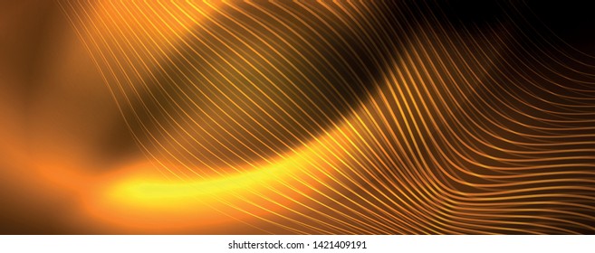 Líneas de neón brillantes telno fondo futurista mágico, concepto de luz de espacio mágico, diseño de fondo abstracto de fondo de fondo de fondo, ilustración vectorial