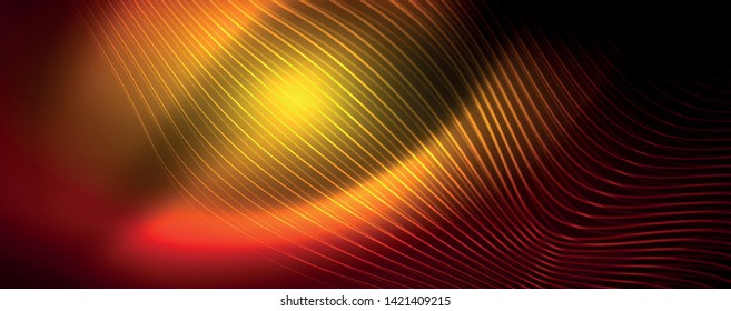 Líneas de neón brillantes telno fondo futurista mágico, concepto de luz de espacio mágico, diseño de fondo abstracto de fondo de fondo de fondo, ilustración vectorial