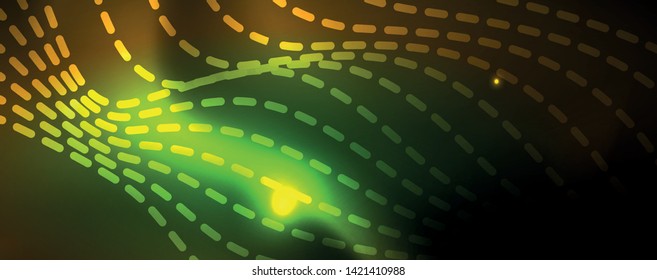Shiny neon lines techno magic futuristic background, magic energy space light concept, abstract background wallpaper design, vector illustration
