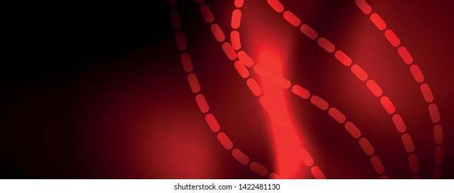 Shiny neon lines techno magic futuristic background, magic energy space light concept, abstract background wallpaper design, vector illustration