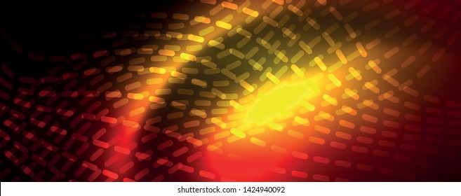 Shiny neon lines techno magic futuristic background, magic energy space light concept, abstract background wallpaper design, vector illustration