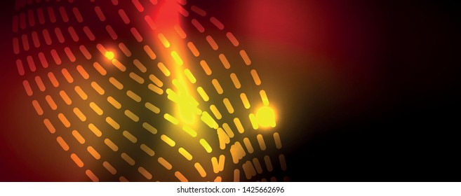 Shiny neon lines techno magic futuristic background, magic energy space light concept, abstract background wallpaper design, vector illustration