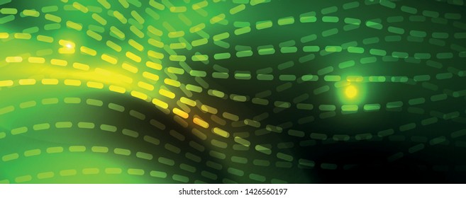 Schlaue Neonlinien Techno magischer futuristischer Hintergrund, magisches Energieraum-Lichtkonzept, abstrakter Hintergrund, Tapete-Design, Vektorgrafik