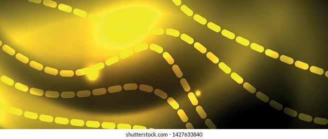 Shiny neon lines techno magic futuristic background, magic energy space light concept, abstract background wallpaper design, vector illustration
