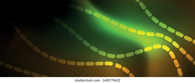 Shiny neon lines techno magic futuristic background, magic energy space light concept, abstract background wallpaper design, vector illustration