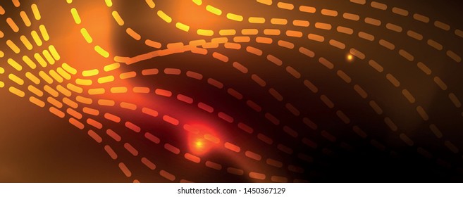 Líneas de neón brillantes telno fondo futurista mágico, concepto de luz de espacio mágico, diseño de fondo abstracto de fondo de fondo de fondo, ilustración vectorial