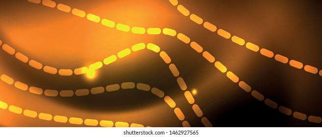 Shiny neon lines techno magic futuristic background, magic energy space light concept, abstract background wallpaper design, vector illustration