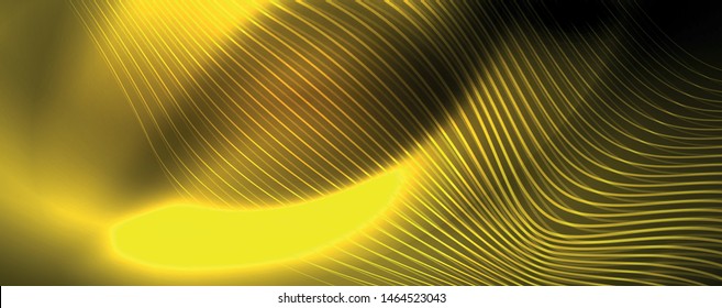 Shiny neon lines techno magic futuristic background, magic energy space light concept, abstract background wallpaper design, vector illustration