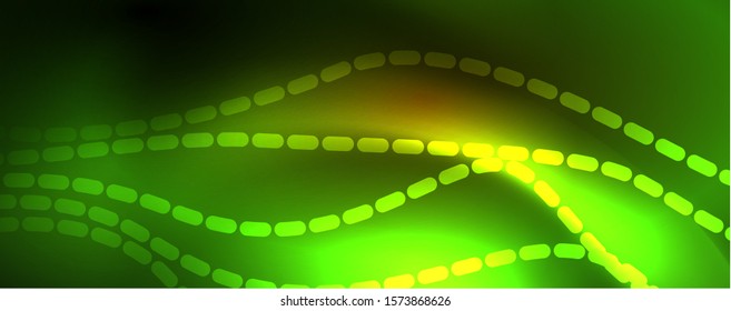 Shiny neon lines techno magic futuristic background, magic energy space light concept, abstract background wallpaper design, vector illustration