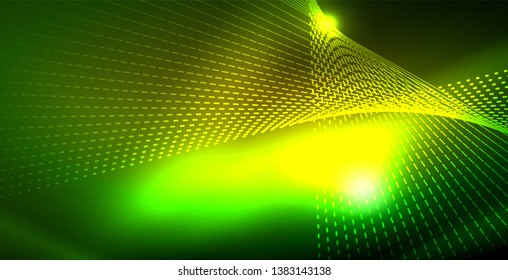 glänzender neonaler Hintergrund, Vektorgrafik-Vorlage