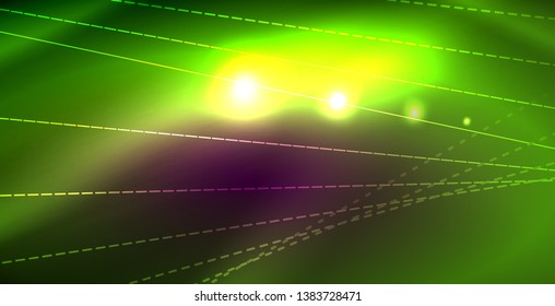 glänzender neonaler Hintergrund, Vektorgrafik-Vorlage