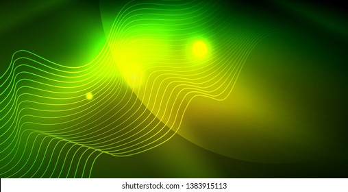 glänzender neonaler Hintergrund, Vektorgrafik-Vorlage