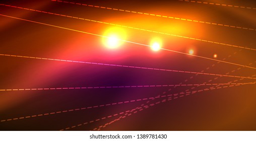 glänzender neonaler Hintergrund, Vektorgrafik-Vorlage