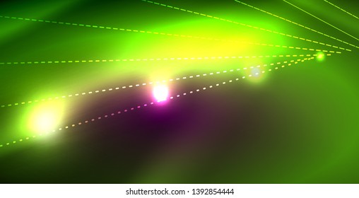 glänzender neonaler Hintergrund, Vektorgrafik-Vorlage