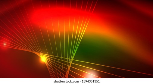 glänzender neonaler Hintergrund, Vektorgrafik-Vorlage