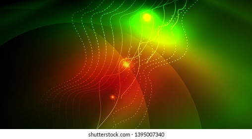 glänzender neonaler Hintergrund, Vektorgrafik-Vorlage