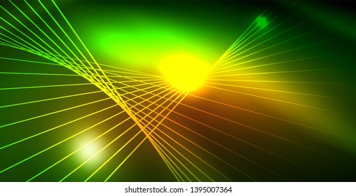 glänzender neonaler Hintergrund, Vektorgrafik-Vorlage