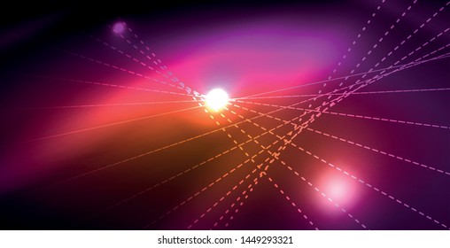 glänzender neonaler Hintergrund, Vektorgrafik-Vorlage