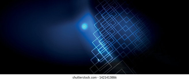 Leuchtende Neontechno-Vorlage. Neonfarbener Hintergrund, Laserstrahlen im Stil der 80er Jahre. Vektorgrafik