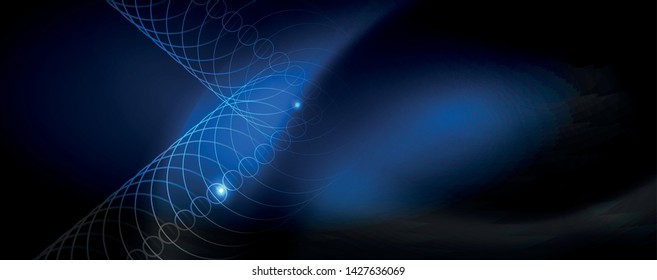 Shiny neon techno template. Neon lines background, 80s style laser rays. Vector