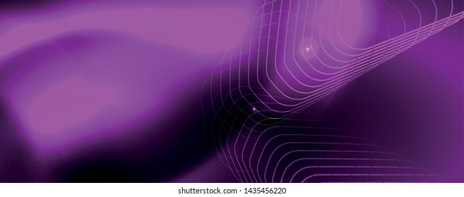 Shiny neon techno template. Neon lines background, 80s style laser rays. Vector