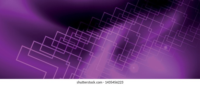 Shiny neon techno template. Neon lines background, 80s style laser rays. Vector