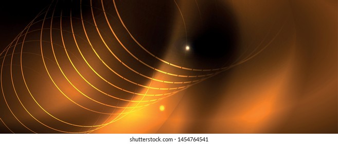 Shiny neon techno template. Neon lines background, 80s style laser rays. Vector
