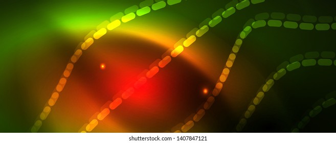 Shiny neon vector wave line abstract background, motion concept, vector illustration