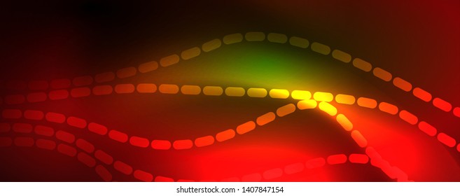 Shiny neon vector wave line abstract background, motion concept, vector illustration
