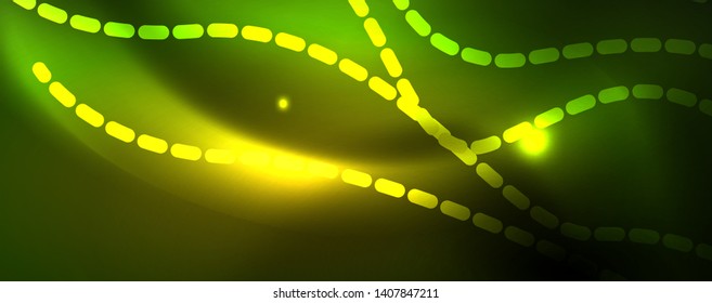 Shiny neon vector wave line abstract background, motion concept, vector illustration