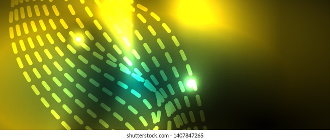 Shiny neon vector wave line abstract background, motion concept, vector illustration