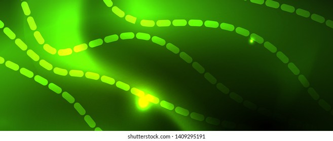 Schlaue Neonvektorwelle, abstrakter Hintergrund, Bewegungskonzept, Vektorgrafik