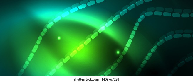Shiny neon vector wave line abstract background, motion concept, vector illustration