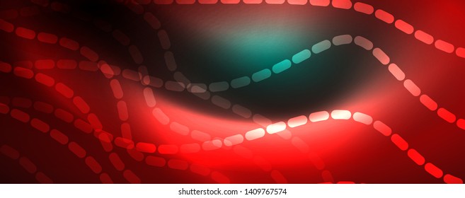 Shiny neon vector wave line abstract background, motion concept, vector illustration