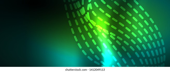 Shiny neon vector wave line abstract background, motion concept, vector illustration