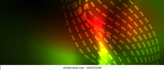 Shiny neon vector wave line abstract background, motion concept, vector illustration