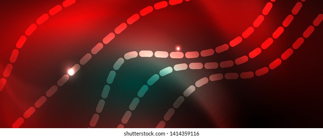 Shiny neon vector wave line abstract background, motion concept, vector illustration