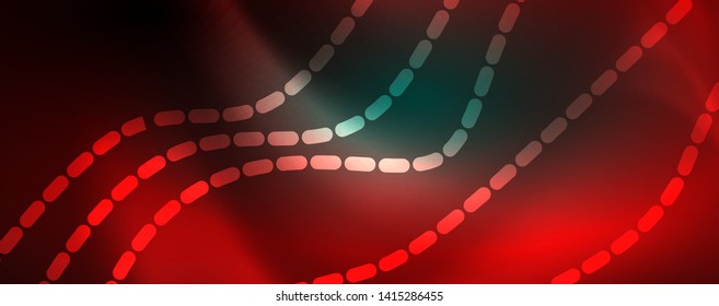 Shiny neon vector wave line abstract background, motion concept, vector illustration