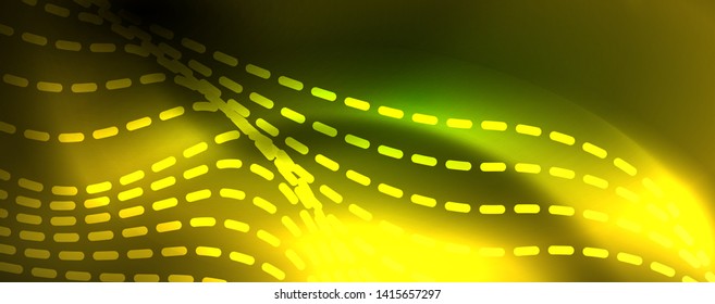 Shiny neon vector wave line abstract background, motion concept, vector illustration
