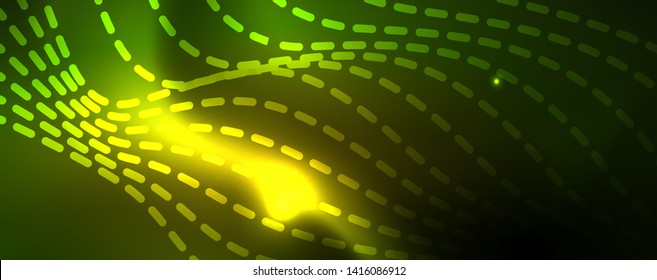 Shiny neon vector wave line abstract background, motion concept, vector illustration